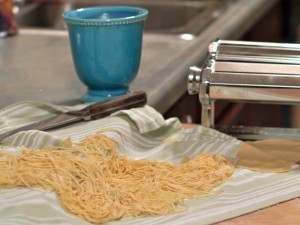 Home-made Angel Hair Pasta